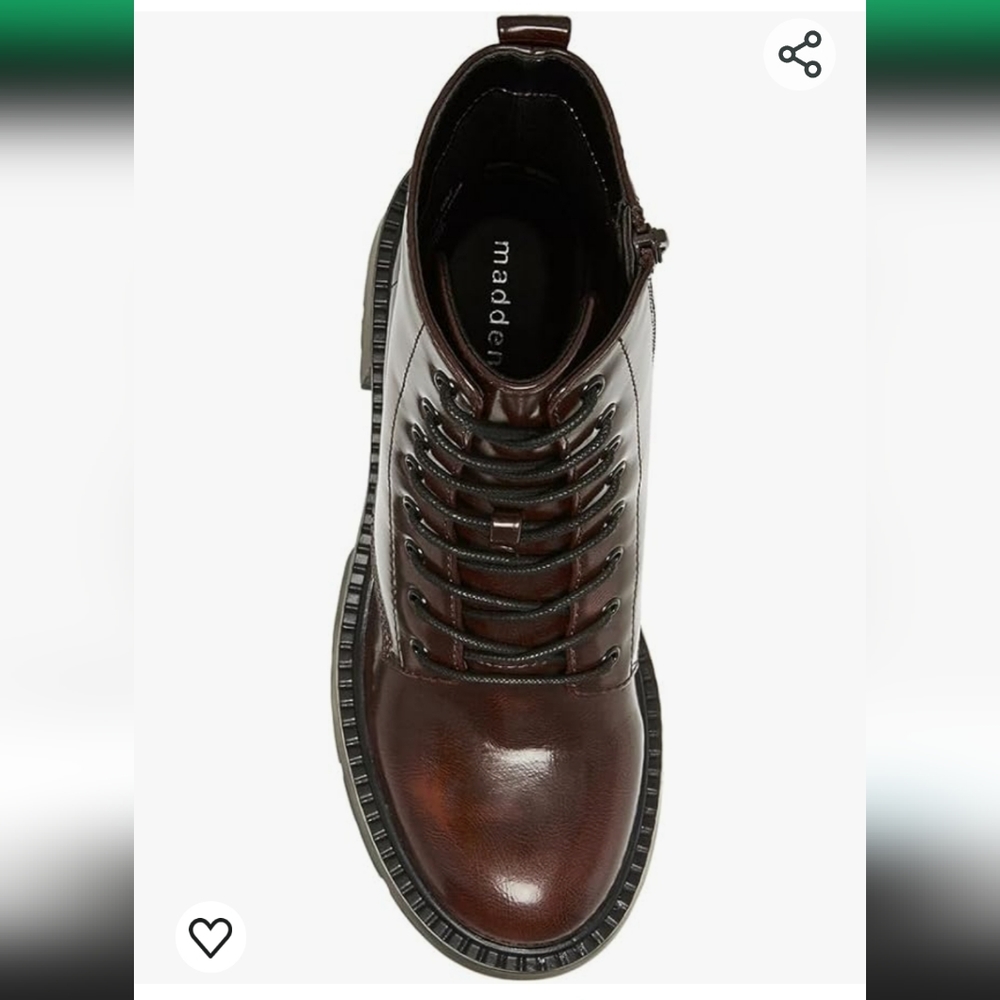Brown Combat Boots - Picture 9 of 11